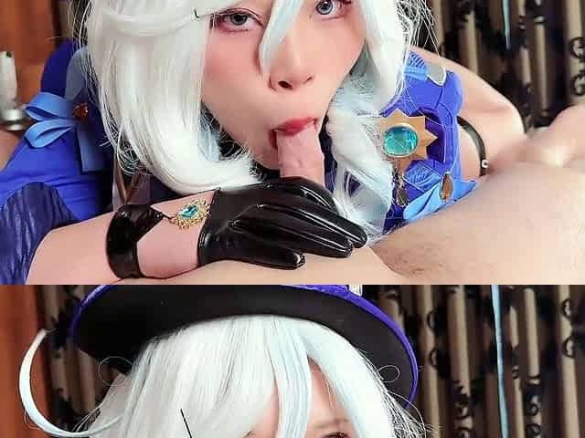 Amateur Asian Lady blowjobs and jerking