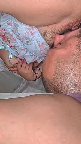 Hot Stepmom Fucked with Her Legs Spread and Cum Inside Her Big Hairy Pussy