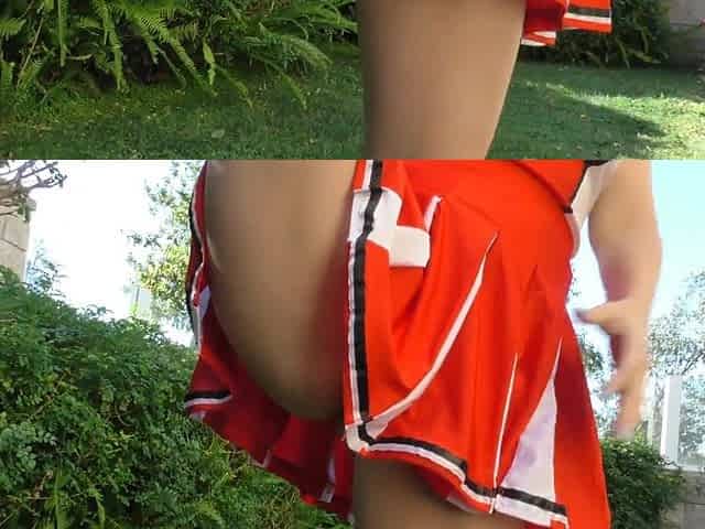 Naughty cheerleader Aria begs big D to fuck her cucci