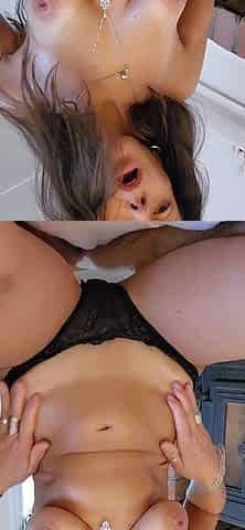 Hot Housewife Masturbates by the Fireplace and Has Intense and Multiple Orgasms.