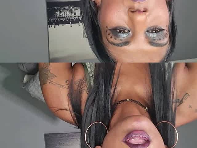 Worthless Indian Slut Humiliates Herself, Dirty Talk Cum on Her Face, JOI