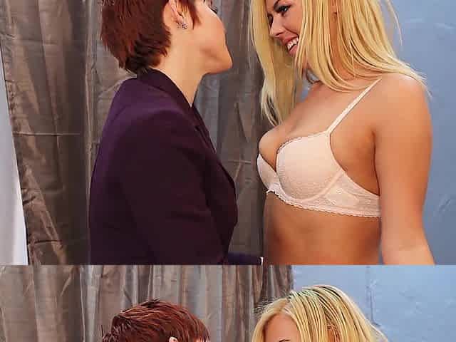 My boss shows me how to listen - lesbo