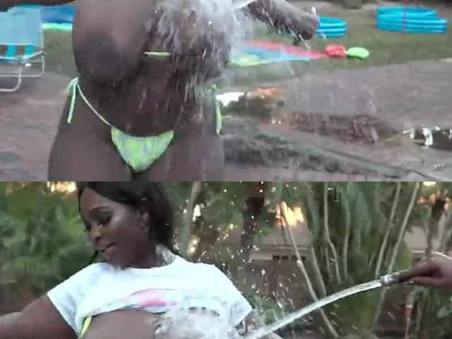 Big black boobs fetish video