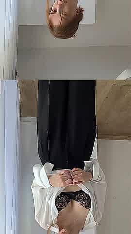 Hawt mother I'd like to fuck secretary sluggishly Striptease showed large Breasts and Hirsute Snatch