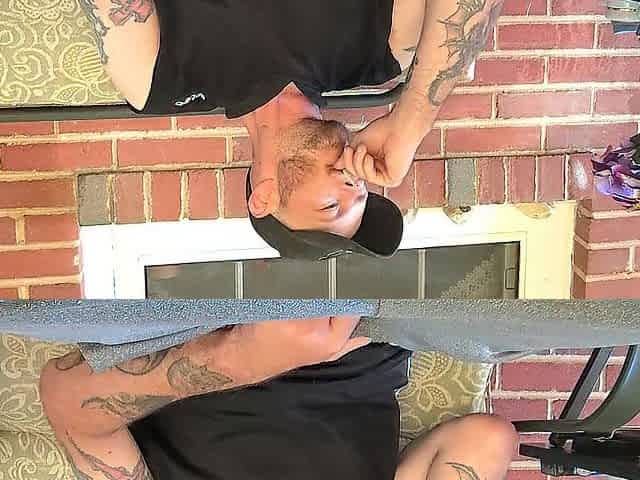 Smokin' and jerking off my BWC outside until jizz flow
