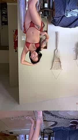 Amateur blondie solo anal masturbation