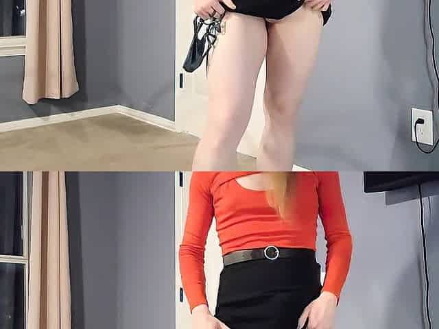 Trying an Outfit & Flashing My Butthole