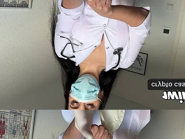 The Hottest Nurse Ever Forgot This babe Was at Work