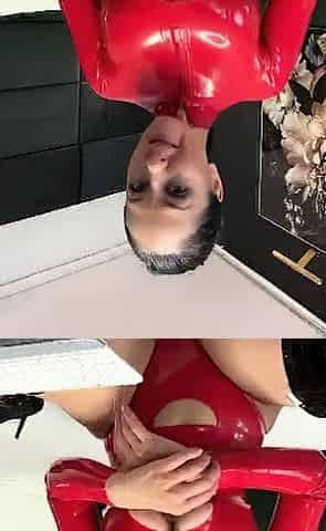 Amateur striptease and Solo masturbation