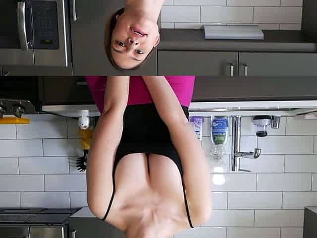 Cute curly brunette solo webcam masturbation