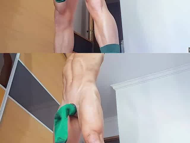Santa's Secret: Christmas Socks Enjoyment - Cumming Inside a Toy's Butt for a Perky XXXmas! Hotsportfitboy