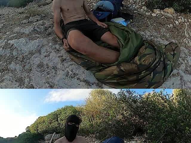 Hiker cums in Cala Petita bay (Mallorca) - almost caught ????