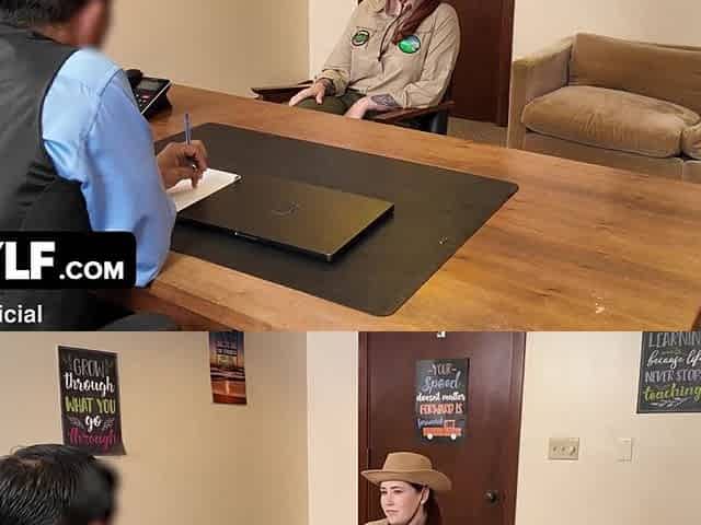 Principal's Office Perversion - mother I'd like to fuck Parent Gets a Hard Lesson in Following Rules
