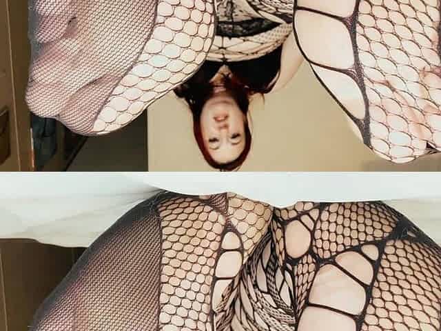 Big Feet in Fishnets JOI with Cum Countdown