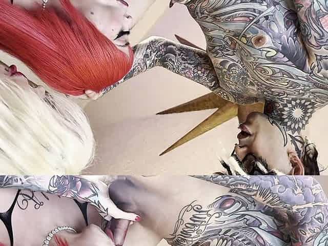 Sabrina Sabrok and Shantal Delicious Threesome Fucking