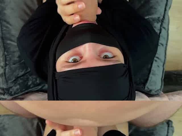 Muslim Woman Pays Debts With Deepthroat Oral For Petite Limp Rod