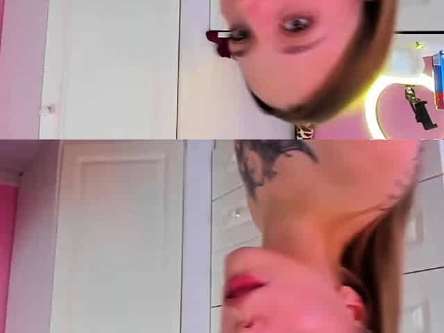 Tattooed blonde slut get cum in mouth after hard pounding li