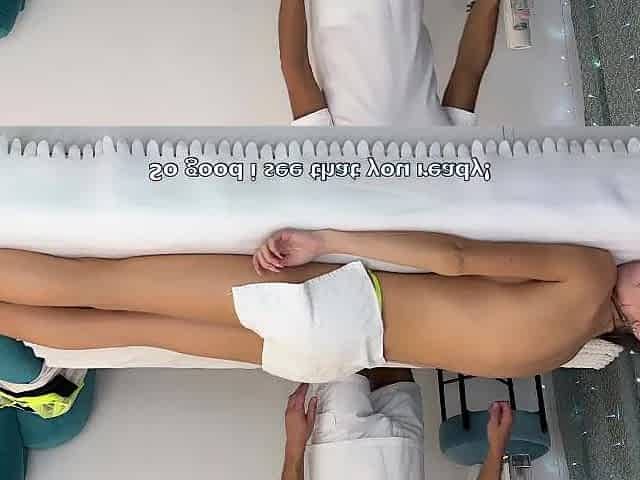 Married Woman Cheats on her Spouse with a Masseur Right on the Table