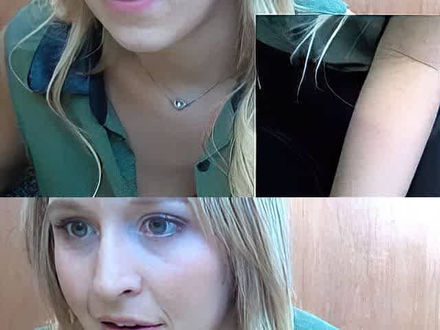 Curly Blonde Teen Records Solo Dildo Masturbation More at