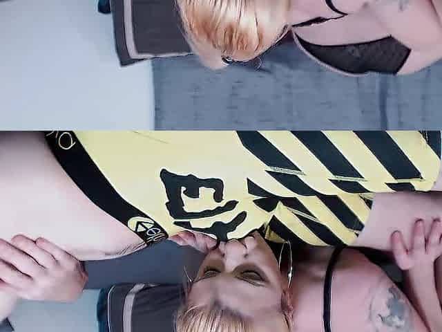 This freak gets so concupiscent when I cum in her throat this babe begins shaking in climax!