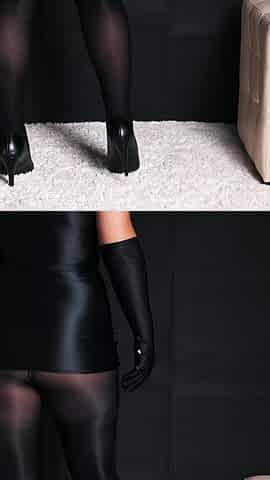 116- Shiny Nylon Fetish for You, My Dear Friend! 60fps