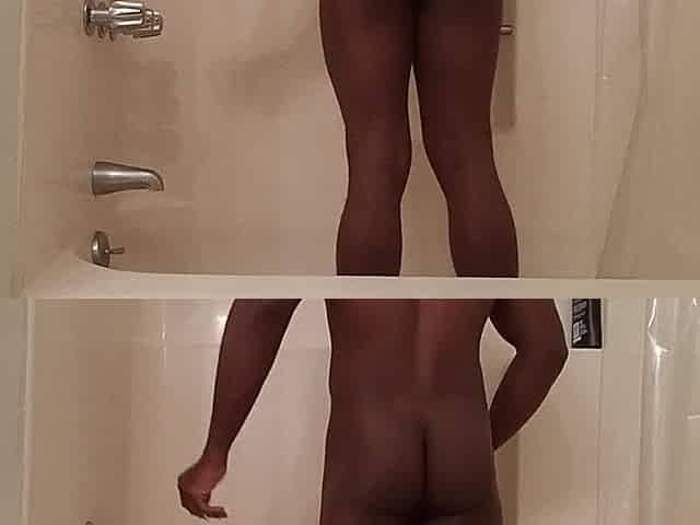 Me in the shower