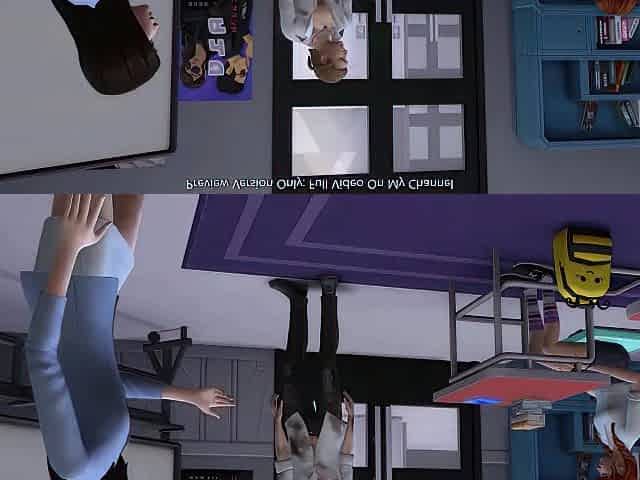 Tiny Oriental Math Teacher Gets Permeated By Large Weenie Whilst Taking A Shower - sims 4 - CG animation