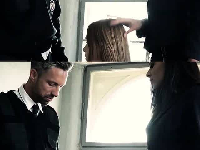 Frisking Alexis Crystal, with Cassie the sexy jail guard