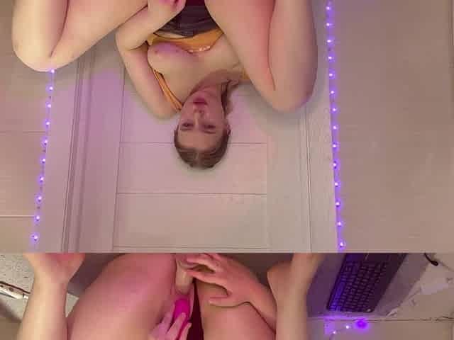 Big Natural Boobs and Masturbate with Tight Pussy