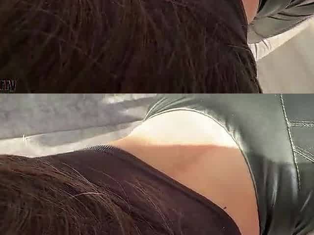 With such a consummate booty, u won't final a minute! Large butt in leather leggings