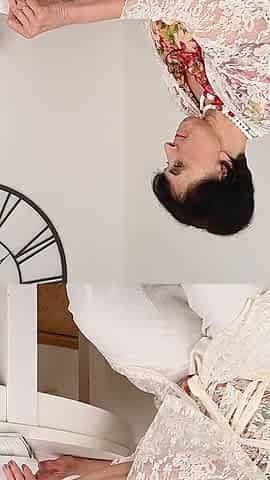 Auntjudys - 63yo Horny Mature Hairy GILF Minia Masturbates in the Kitchen