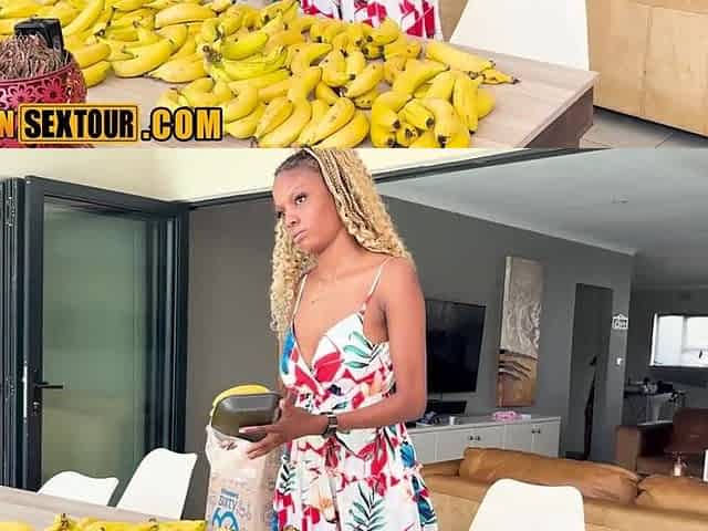 Afro Sawadi Jones enjoys hardcore sex with her massive knob white ally