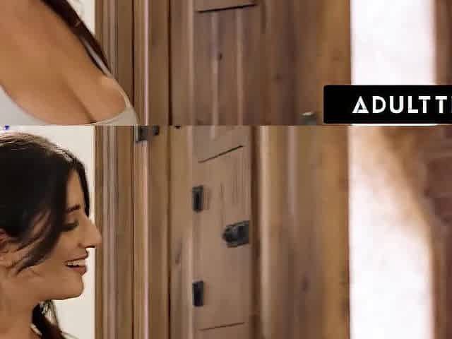 ADULT TIME - Large Naturals Besties Arabelle Raphael & Sarah Arabic 1st Time Vagina Eating & Scissor!