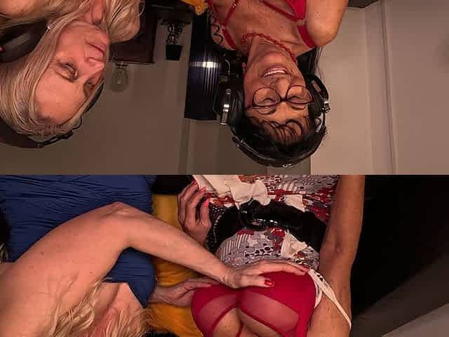Masturbation Fun in the Studio with Us Old Ladies
