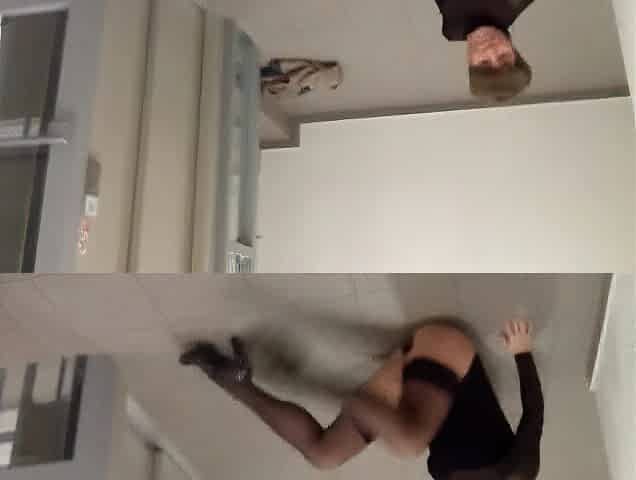 Public striptease for my cliet's eyes merely