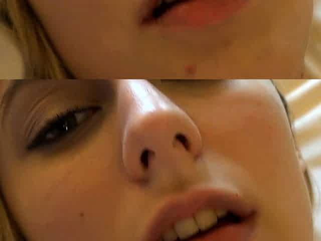 Amateur close up oral