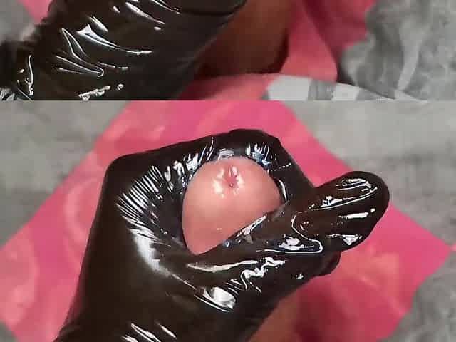 lengthy gentle tugjob and large ideal spunk fountain
