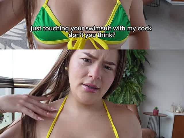Stepsister Gets Pregnant After Coming Back From Copacabana Beach.