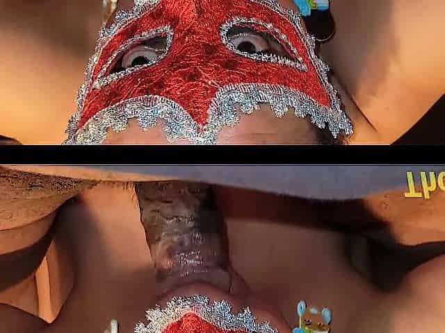 Head Trauma Mardi Gras Mask