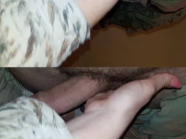 Real pair homemade blow job
