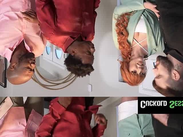 CuckoldSessions - Cuck Jerks Off As His Hawt Breasty Redhead Wife Gets Screwed By Realtors