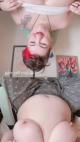 POV Roleplay Flashing Giant Tits While You Play a Game