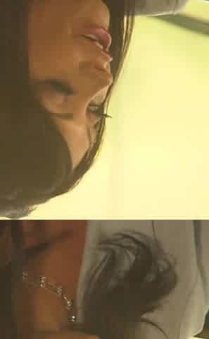 Hot brunette gets severely penetrated from behind