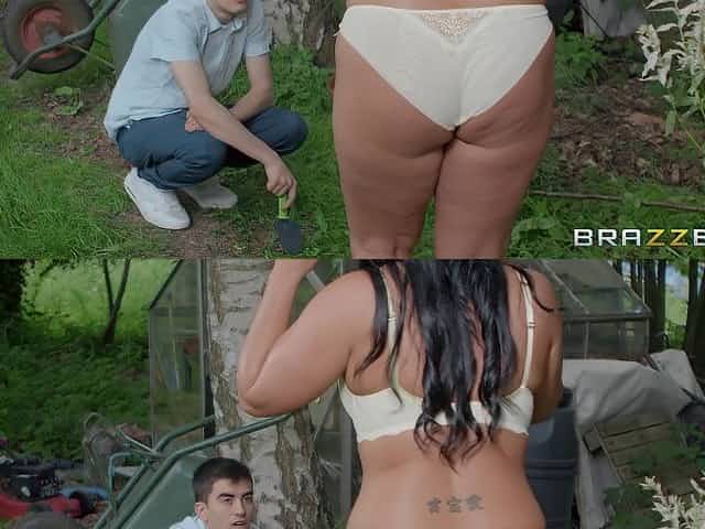 Buxom country girl Candi Kayne wants cum on her cute face