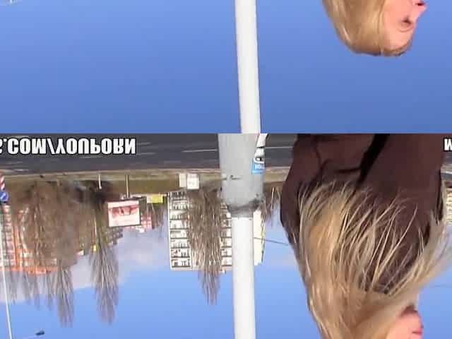 Czech beauty with consummate titties is paid for a public suck & bang