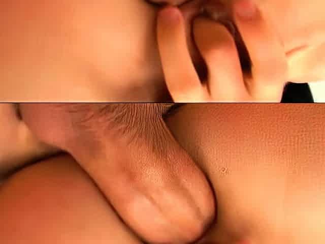 Horny anal teen brunette dp
