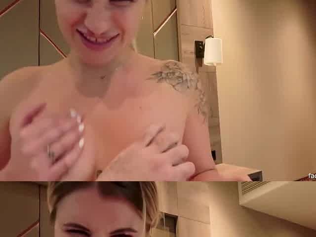 Marsianna Amoon And Erik Wil In Blonde Sucks Big Dick In Casting, Cumcovered