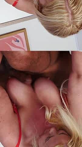 Busty Blonde MILF Lila Lovely: Hardcore POV Pounding & Cumshot on Big Ass