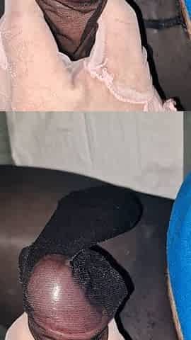Another stocking wife cum when she sleep
