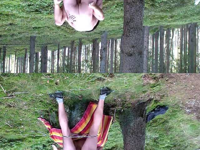 Nature erotic shooting in the forrest - part two